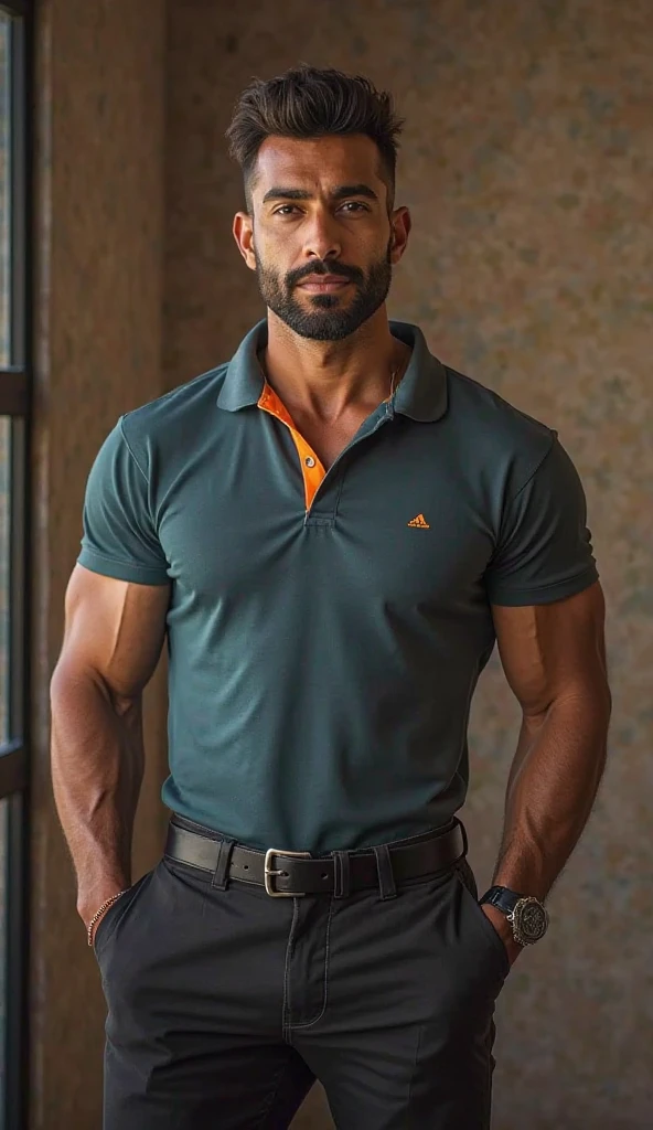 Handsome indian 40 years old GURJAR school physical teacher