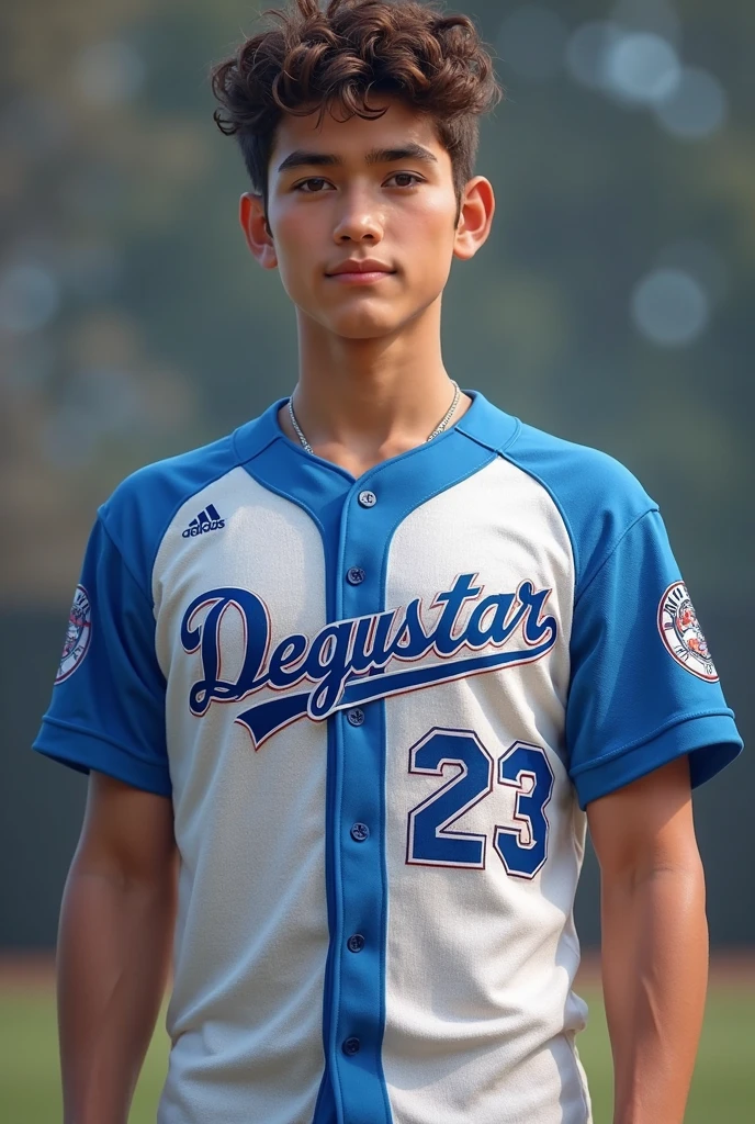 <lora:Cristian_OG:0.6>, tan, baseball uniform, 8k, masterpiece, high saturation