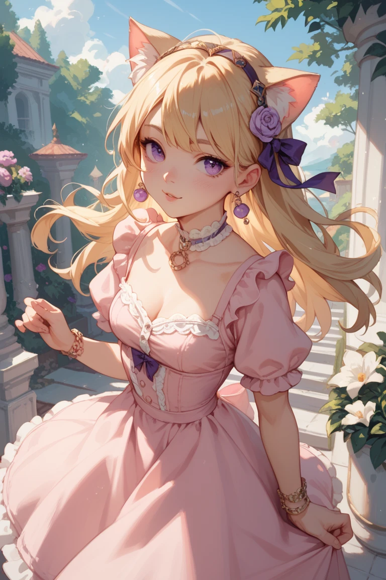 (Masterpiece), (best quality), illustration of Victorian Girl、kawaii girl、aniime、 1. **lo fashion**: Victorian fashion is characterized by dressy and elegant design。Ruffles and laces、corsets、Try incorporating elements such as long dresses。 2. **hairstyle on**: Women's hairstyles in the Victorian era are often complex and delicate。Upstyling and curling、It is also a good idea to add ribbons and floral ornaments to the hair.。 3. **Features**: girl features with soft features、Beautiful、kawaii、intelligent Beatty, Beautiful 5. **accessorized**: Accessories played an important role in the Victorian era。Hats、gloves、umbrellas, etc.、By drawing accessories with attention to detail、You can give your character personality。 Nice dress、florals、Luxurious costumes、PastelColors, (shining brightly), ((dazzling)), (floating a lot of flower petals, ((2d)), ((paper art))、(((glamorous)))、Plump、(((Chubby Mature Woman)))、(((Huge breasts)))、sexy woman、(Voluptuous:1.2)