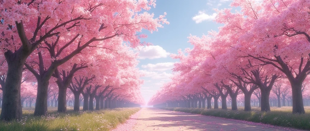 一面の桜, 花吹雪、 UHD, masterpiece, accurate, anatomically correct, textured skin, super detail, high details, high quality, award winning, best quality, highres, retina