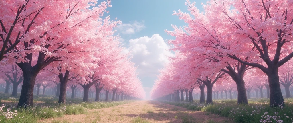 一面の桜, 花吹雪、 UHD, masterpiece, accurate, anatomically correct, textured skin, super detail, high details, high quality, award winning, best quality, highres, retina