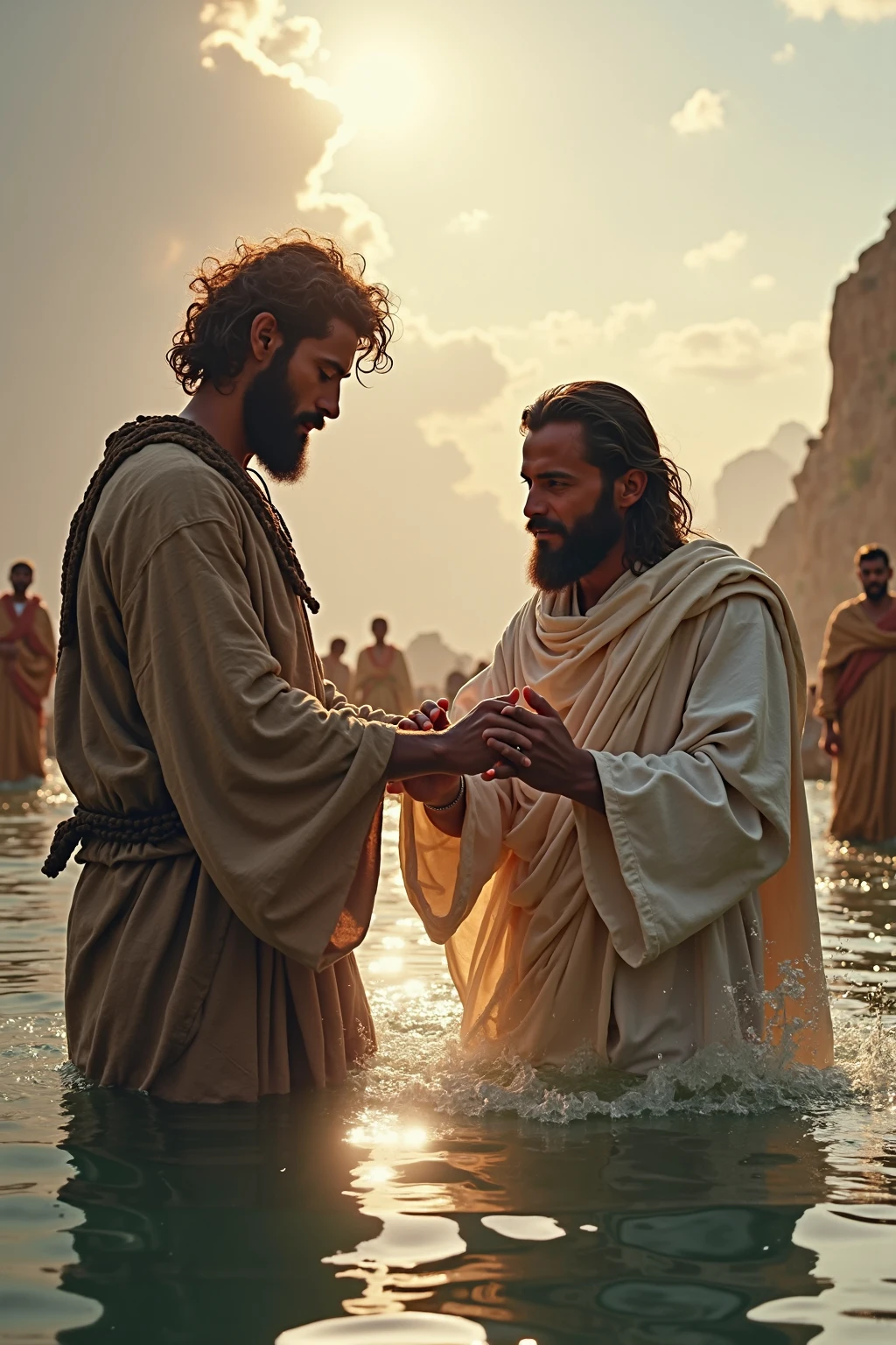 Jesus Christ Being Baptized by John the Baptist