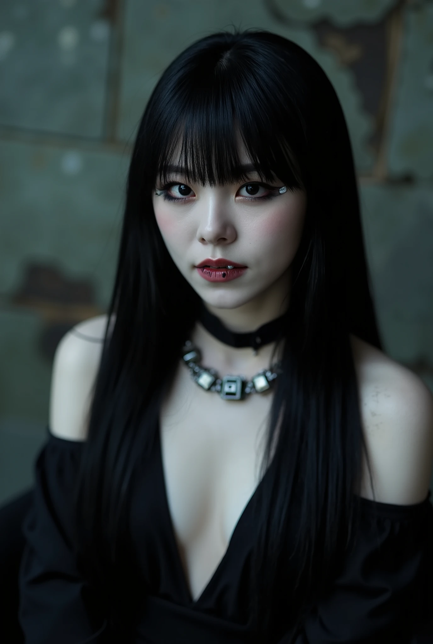 black tears of blood