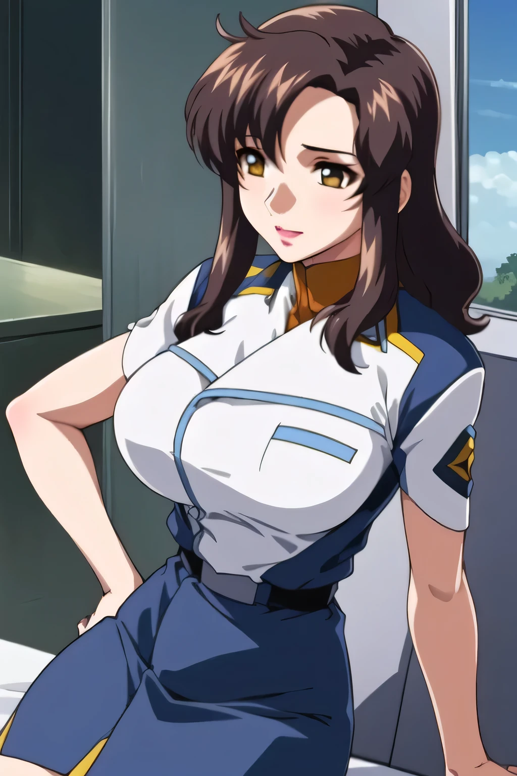 (((Full breasts,)))(((Large Breasts))) (((Cleavage))),