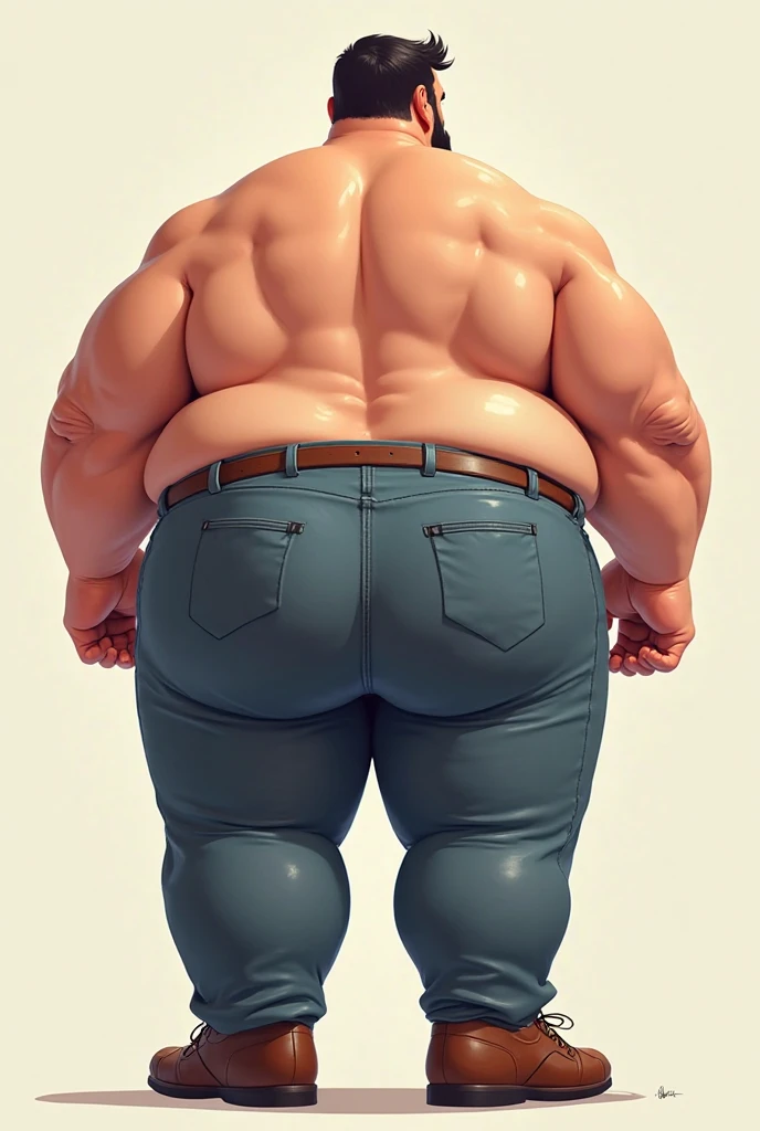 Homem baixo gordo, cabelo curto branco,jeans camisa vestida ,fundo branco,fundo simples,estilo desenho animado, em poses variadas ,mesmo personagem em diversas poses