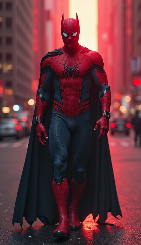 
Attach Dracula's body to Spider-Man's body,A new super hero   character,hybrid,multiple,full attraction,full body