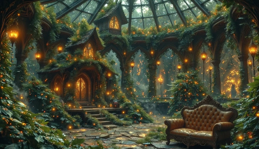Fantasy setting , fairytale, mystical scenery, Magical Scenery - SeaArt AI