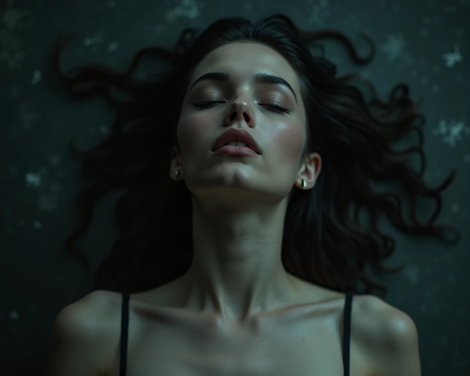 Hypnotized girl, saying, I am a slave and I am ready to obey