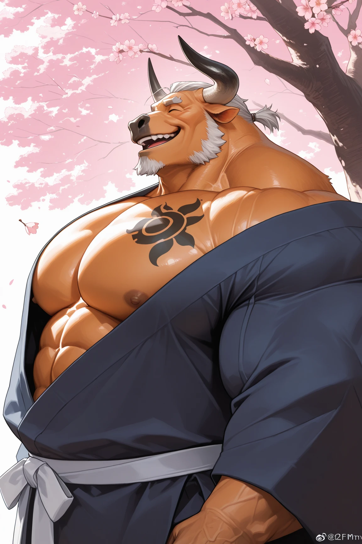Tai_lung(kung_fu_panda), Handsome face, Handsome eyes, Strong arms,Gorgeous facial features,美丽细致的眼睛,Detailed face, detailed fur, Wide shoulders, large pecs,light on pecs, big bicep,muscles, Abs, upper legs,Delicate golden eyes,full body view,(tmasterpiece:1.2),(best qualtiy:1.3,Bare upper body, blue pants, bulge, smirk, Blushing, bound, hands above head, shackles, hands tied to wooden roof beam, hand on pec, dojo, inside, Daytime, nipples