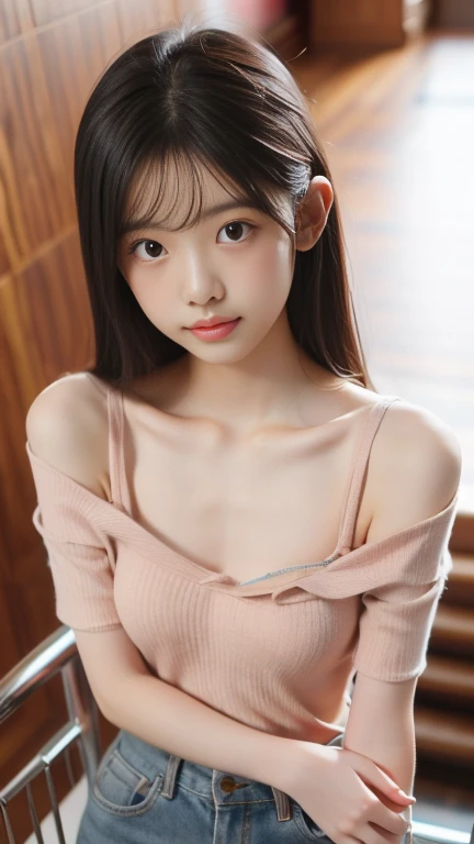 (masterpiece, Highest quality:1.2), 8K, Young and beautiful girl, 85mm,Official AR RAW Photos, Baby Face、Clothes are big、Show me your ears、photo shoot, Cute face, Thighs, Classroom after school, Looking at the audience, Embarrassing、smile、 makeup, Film Grain, chromatic aberration, Sharp focus, Face Light, Bright lighting, 10 generations, Detailed face, Background Blur、((((((18 year old high school girl))))))、Tight waist、Sailor suit、Not wearing a skirt、pubic hair、vagina/Pussy､(((Pink nipples)))､