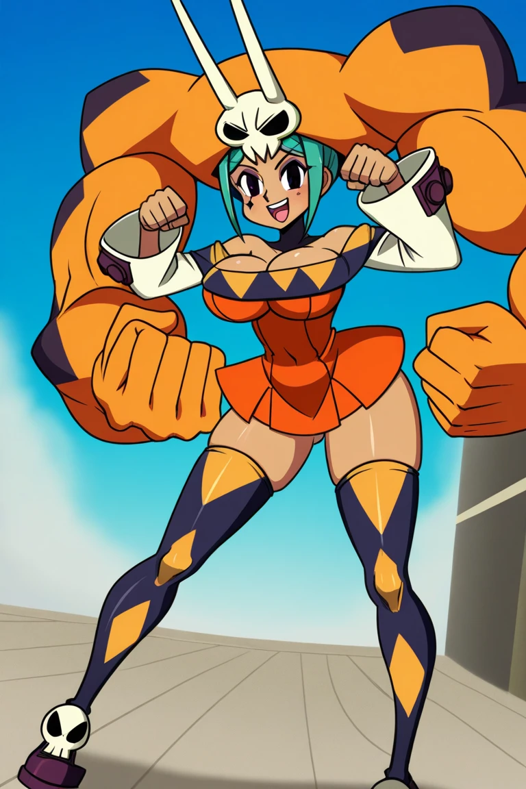 Pokemon cerebella de skullgirl cuerpo corporal completo NSFW sexy mostrando su vagina full body size