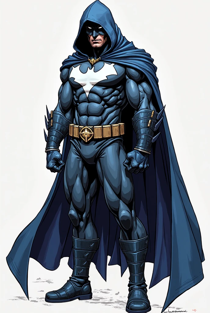 [Batman standing 2D HQ style] + [Transparent background] + [Vector illustration, bold lines] + [Graphics Engine Leonardo Diffusion, Rendering Engine Leonardo style,  Prompt Magic v2, 2024x2024 Px, Guidance Scale 7 ,  Strength 0.4 --auto --s2