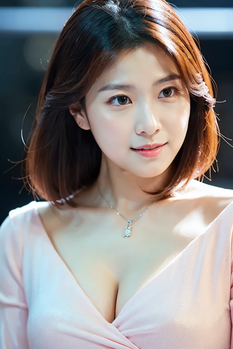 (Yoo in na),  realistic,  looking at viewer,cleavage, sexy outfit, exposing outfit, masterpiece,  high quality,  8k,  best quality, photorealistic,