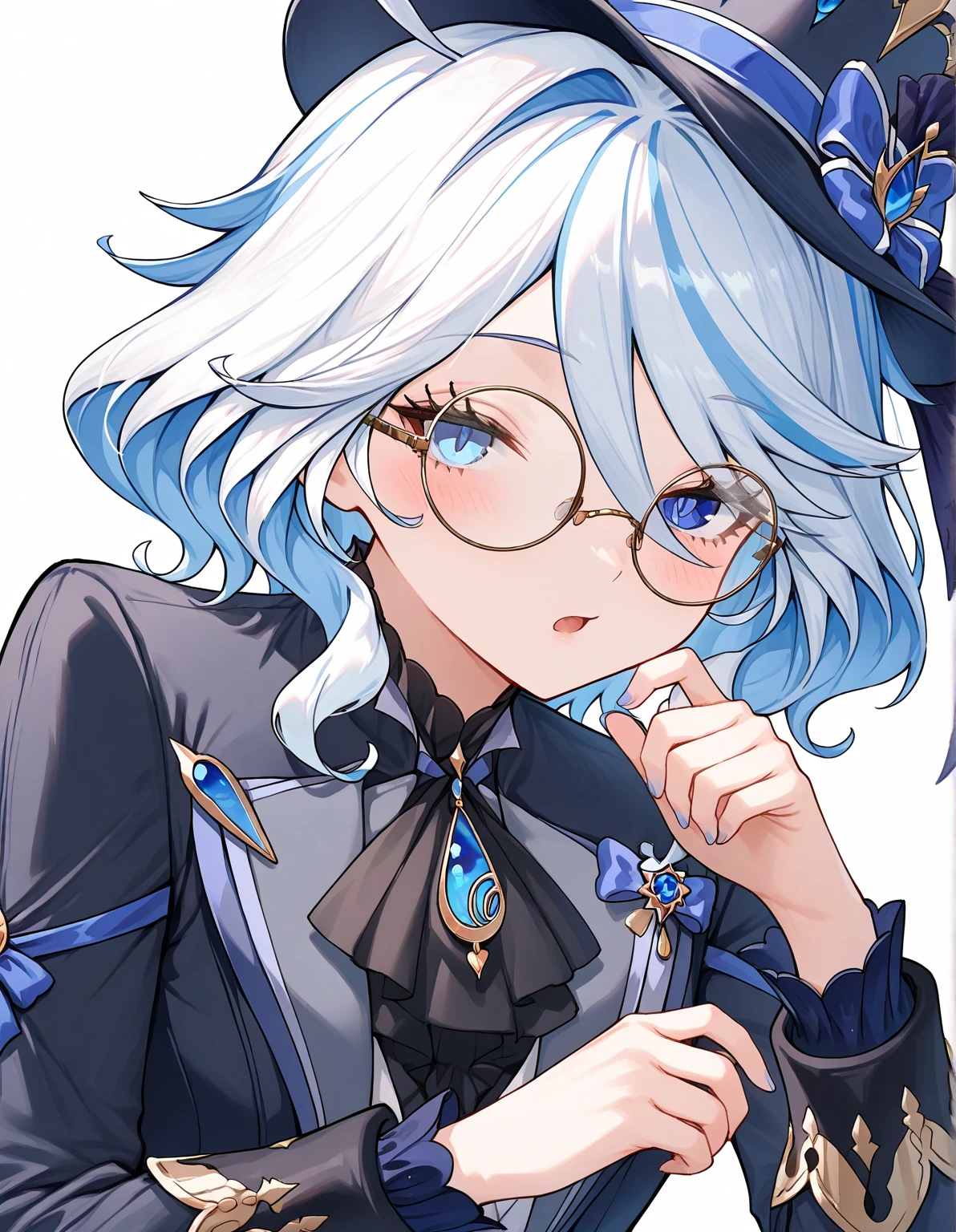 Highest quality,Highest Resolution,sexy,Short Bob,Very beautiful eyes,smile,Big Breasts,whole body,Glasses,Silver Hair,Brown Skin