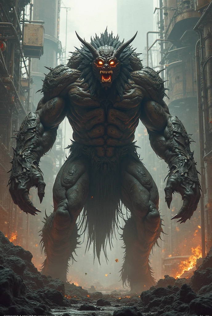 Strange beasts in a fantasy world,Blood,A giant hellwolf covered in flames,Stout limbs,Strong muscles,full moon,broken castles,Burning flame,Blood,Moon Night,中景 the scene is,Full body like, highly detailed surreal vfx,oc rendered,Shot with 70 mm - AR 16:9 --q 2 --s 1000