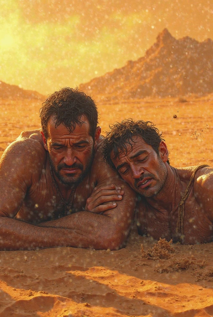 Two employees at a foundry in Ohio entered a sand bin to clean a buildup. Al estar trabajando, the sand that had stuck to the container began to loosen and fell on them. One of the employees was quickly buried up to his chest., justo debajo de las axilas. The other employee left the container to get a rope,
and tried to use it to get his partner out. Returned to the container, He tied the rope around the partially buried employee and pulled him free.. was not successful. Durante
el intento de rescate, More sand fell, completely covering and suffocating the first employee.