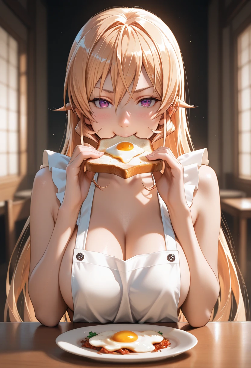Large breasts,Kizi,Keep one's mouth shut,female focus,musculous,Muscular females,Rock music,obi strip,Serious,独奏,spiked hair,topless female,ripped clothing,ultra instinct,nipple bump,White hair,((tmasterpiece))