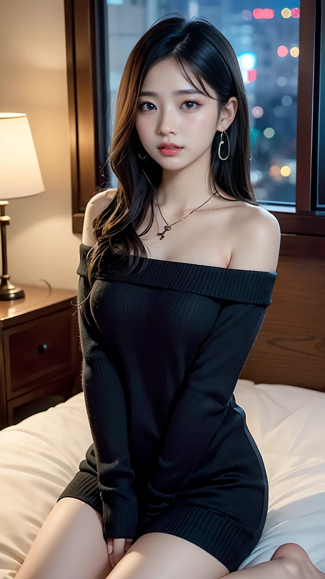 Muscle woman,black color hair,blue bikini,There are abs,South Korean beauties