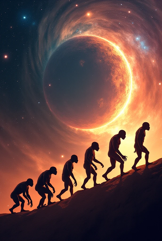 human evolution, evolution of man, the passage of time, evolution, transhumanist evolution, time is running out, traveling through time, accurate walking cycle, time no longer exists, change in time, time traveler