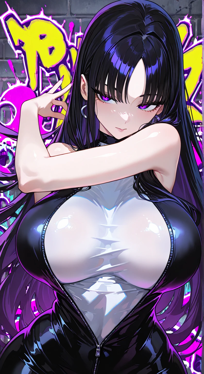 Anime Kawaii y Perfect Slim sensual body large bred huge thighs, An intricate and highly detailed illustration of anime (Young girl). a seductive psychedelic horror, alucinante, body horror, tentacles, large breasts, p, psycheic, provocative, colorful, neon, glowing, dark, nightmarish, twisted, surreal, hyper-realistic, chiaroscuro lighting, hyper-detailed, masterpiece, best quality, 8k, photorealistic