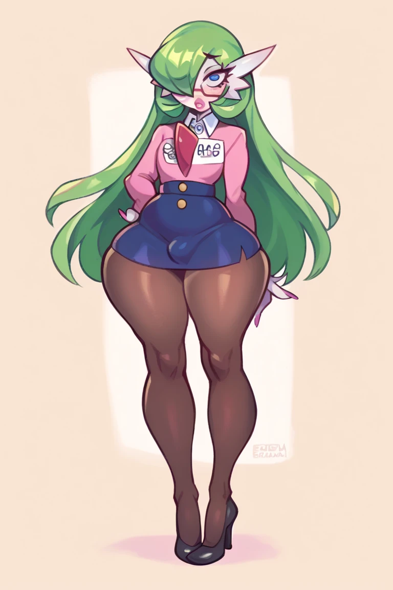 (By kilinah) best quality, long cyan ponytail braided hair going over her shoulder, splatoon female, thicc and sexy body, makeup, round ears, tan undersized school outfit clenching her skin, boob window in her tan school uniform and darker cyan tie, big breasts and massive nipples outlined in her shirt, eyes half closed, pulling her shirt under her breasts, blue choker, blue-green gradient tie, slutty woman, looking at the viewer, jewelry, half-closed eyes, sexy smirk, fat butt and medium-small thighs, long braided ponytail, evening sunset at a beach, taking off her shirt, medium-thin waist, bending over a students desk towards the viewer, neon green eyes, detailed eyes, 3DMM,