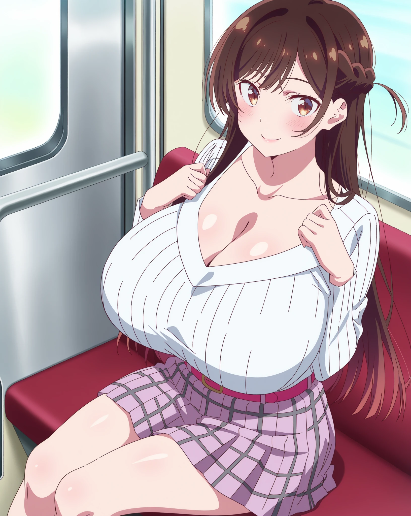 A smile、Happy face、anime styled、hightquality、movie version、8K、4K、Detailed details