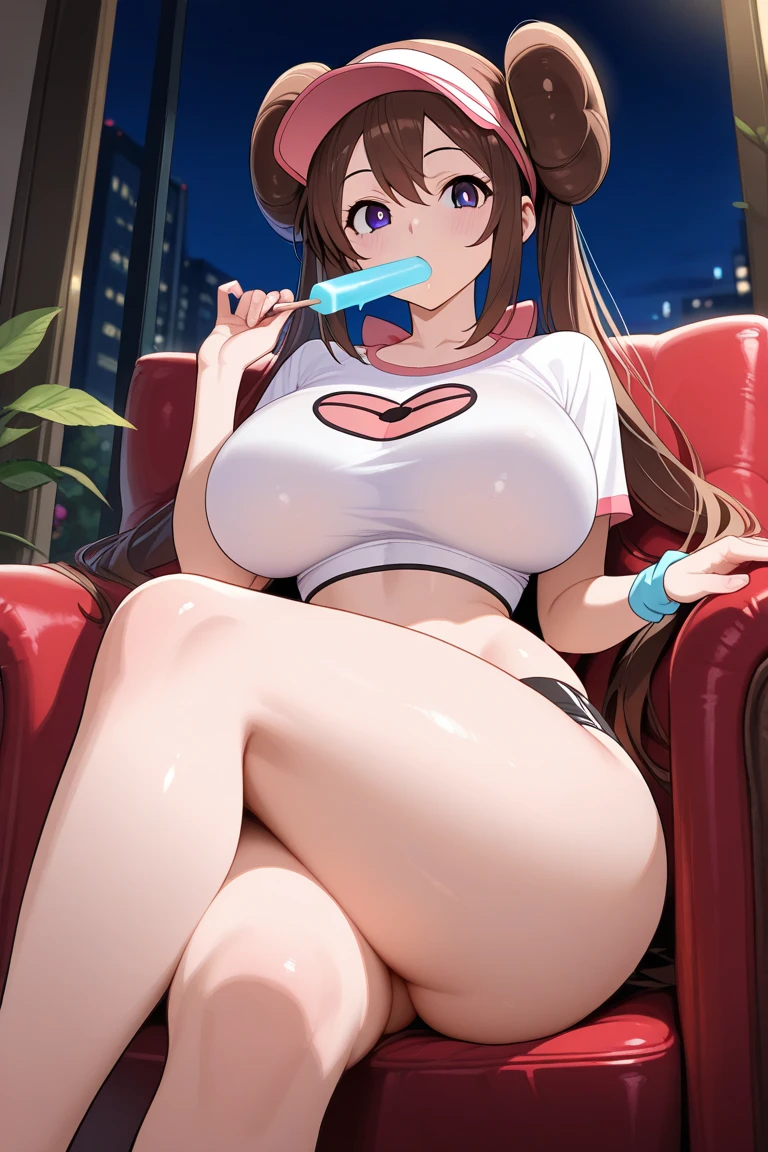 Anime illustration、Highest quality、cyber punk、Plump Gravure Idol、Perfect Proportions、Bunny girl with brown skin and exposed nipples、Bunny ears、Luxury Casino、chandelier、Slot Machines、Giant Roulette、smile、Big Breasts、Thick thighs、Cowboy Shot