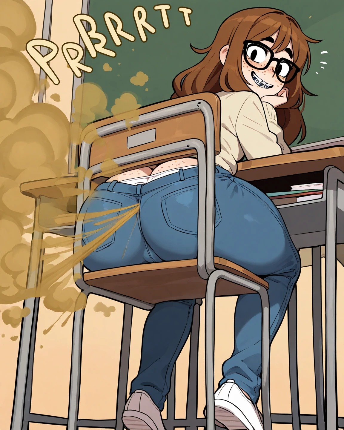naked ass、(red and swollen buttocks:1.7)、(naked ass:1.5)、girl got spanked、painful butt