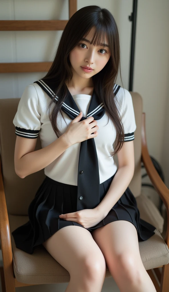 (masterpiece, Highest quality:1.2), 8k, young美しい女の子, 85mm,Official AR RAW Photos,young,Baby Face,clear,Junior high school freshman,very cute,Idol Style,student,10 generationsの少女,Sit on the floor ,put your hands behind your back,young,White see-through underwear, I can see your chest,Flat Chest,Erect nipples,No makeup, Film Grain, chromatic aberration, Sharp focus, Face Light, Bright lighting, 10 generations, Detailed face, ((((((14 year old high school girl))))))、Tight waist,Delicate body,In the classroom at night,Delicate genitals,Genitals are clearly visible,young性器,Wide-open legs,Wide-open legs,Please spread your legs as far as possible,Look at my genitals,Showing off genitals,Feels good,From below,From the ground