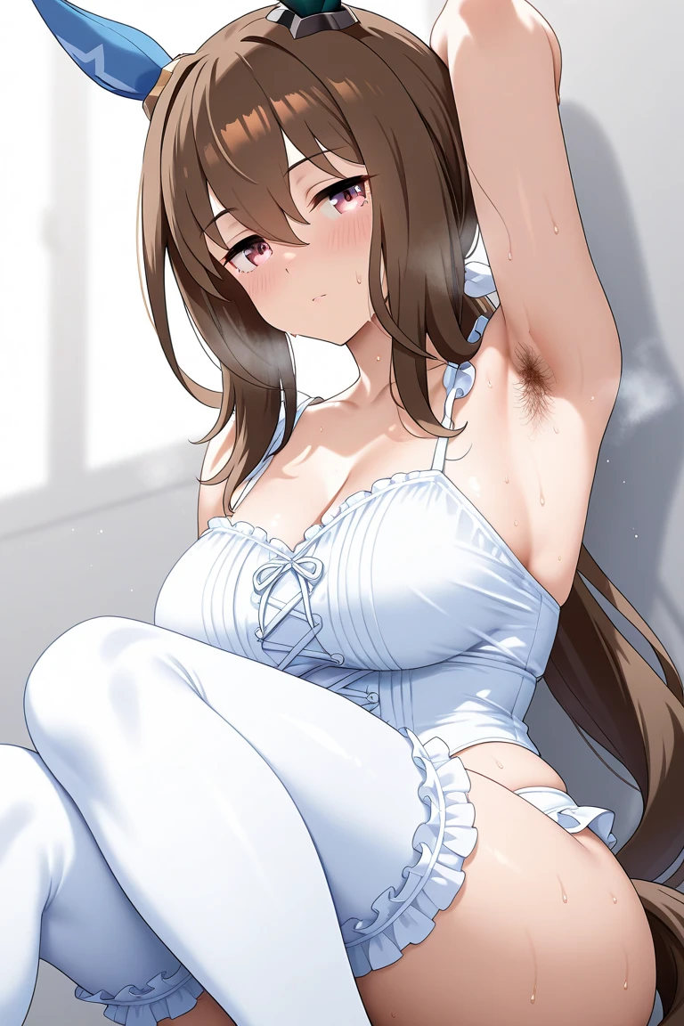 Sexy brown skin Azur Lane waifu，Giant big breasts，Curves are super thick，sixpack abs，Tied to a torture chair，Torture machine，chain，Trapped，in basement，Hostaged，nipple torture，electric chair，Sadness and crying，dreads，urinating on herself，Kidnapped，Tight(White transparent ultra-small cloth bikini，see-through thong，Open the thong vaginal run，Leucorrhoea， The blown tide revealed her breasts，camel-toe，diamond jewelly，Harajuku girl makeup， Sexy breast indentation， evoke， sfv， one-girl， 独奏， Perfect body， s the perfect face， perfect hand， Perfect Finger， Perfect lips， perfect  eyes， Perfect background， perfect atmosphere， Professional quality， 8K， Perfect photography， Highest high resolution， 8K， Ray traching， perfect volumetric lighting， High-quality octane rendering， high quality vector， ultra - detailed， SAW movie scenes， Torture chamber， Clear skin， minimalistbackground， Perfect skin， no abberations