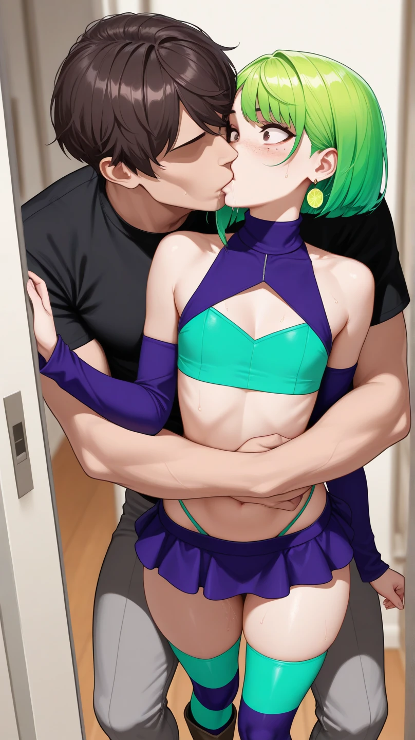 score_9, score_8_up, score_7_up, source_anime, ((shota)), 2boys, bimbo, gyaru, thighhighs, bimbo makeup, bimbo clothes, black hair, huge lips, bimbo lips, slut, whoree, indoors, looking at viewer, seductive, ikuchan, male, femboy, domination, gay sex, anal sex, mounting, doggystyle, light skinned male, muscular male, huge penis, ana, anal sex, femboy, otoko no ko, young