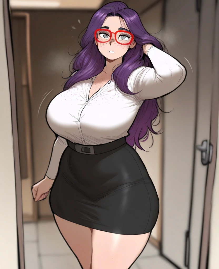 masterpiece,best quality,1girl,mature female,large breasts,wide hips,thick thighs,mommy wicke,ribbed sweater,turtleneck sweater,pink sweater,long sleeves,white skirt,thighhighs,capelet,thigh boots,seductive smile,night,cowboy shot, no glasses