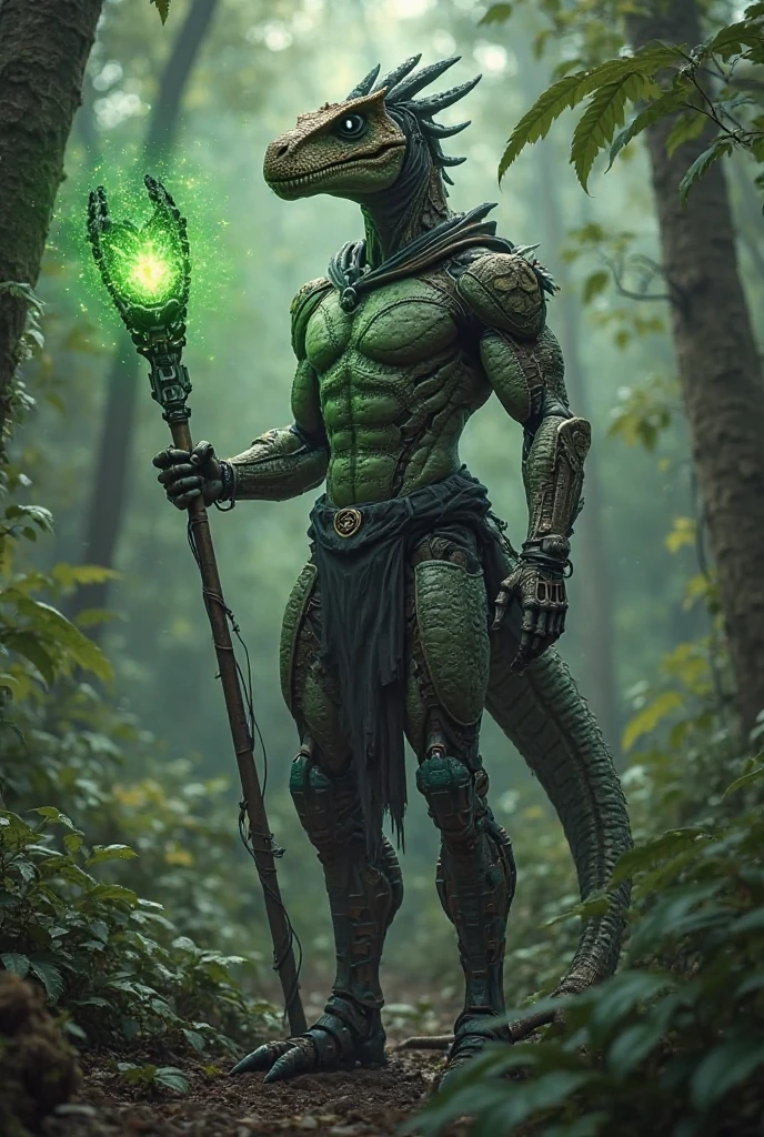Create a realistic image of a cybernetic velociraptor, Humanoid warrior ...