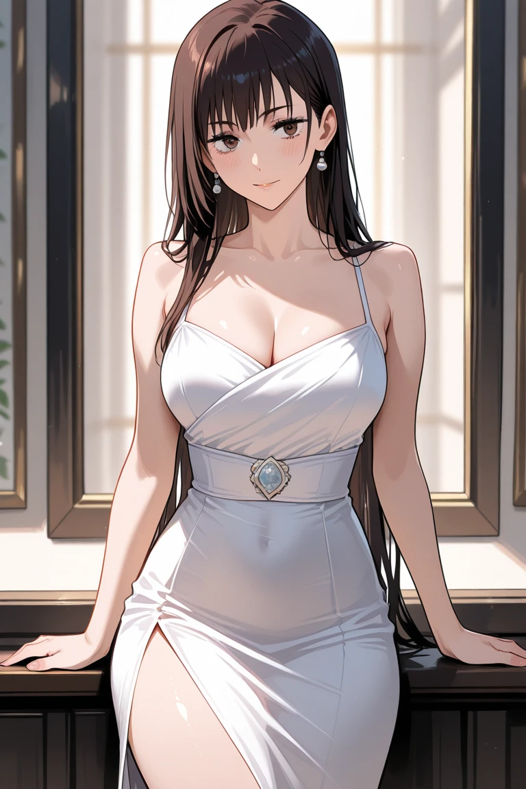 (beautiful eyes with fine details: 1.2), (best quality, masterpiece: 1.2), very detailed, sexy and hot body, big breasts, no clothes inside or out