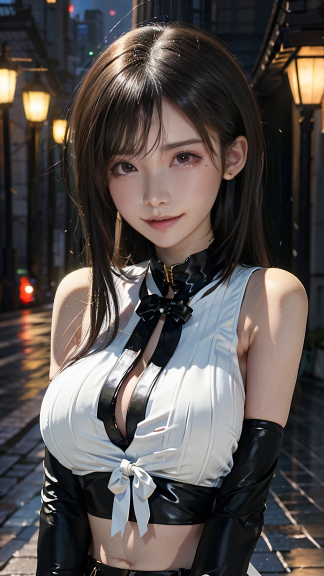 ((highest quality, 8K, masterpece :1.4)), highest real,Sharpness:1.3, Perfect Body Beauty:1.4,(pureerosface_v1:0.008),((super real,best quality)),(soft lighting),super detailed face,top-quality,SUPER high resolution,Extraordinary beautiful girl,Detailed cute and beautiful face,facial hairs、Bangs that extend to the face、Bangs between the eyes,eye liner、Lush bust,fine eyes, double eyelid,((In-focus image,no blur)),(((alone girl))),(JAPANESE IDOL),fine detail,highly detailed face and eyes, (cute face:1.6), my sister,18years old,(huge breasts:2,beautiful areola,small areola),----((NSFW:1.5))-------//audience//---((make eye contact with the audience)),((Composition from the avobe:1.2)),((close up face:1.4,close up UPPER BODY:1.4)),((Busy background,in the Casino:1.5,Shining backgroundm, Marble floors),(Shining lights, roulette, neon lights)---//CUTE HAIR STYLE//---(Beautiful BROWN hair:1.2, long Hair:1.2,CUTE HAIR STYLE),---(SMILE FACE:1.4),---//PAIZURI//---(((long penis, breasts blowjob:1.2)), ((paizuri:1.2, penis is between breasts:1.2)),((breast squeeze,press breasts together,Close your breast with both hands))),---//POSE//---(standing,leaning forward:1.3)--((bunny girl suit:1.5))--(fluffy fur,WHITE and black dress、Simple dress、White rabbit ears、White tights、Rabbit tail、White hair、short-cut、Simple eyes、white glove)