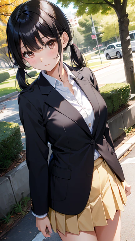 best quality,straight hair,office lady suits