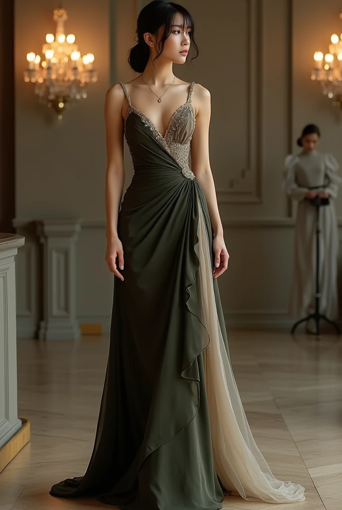 Full open dress