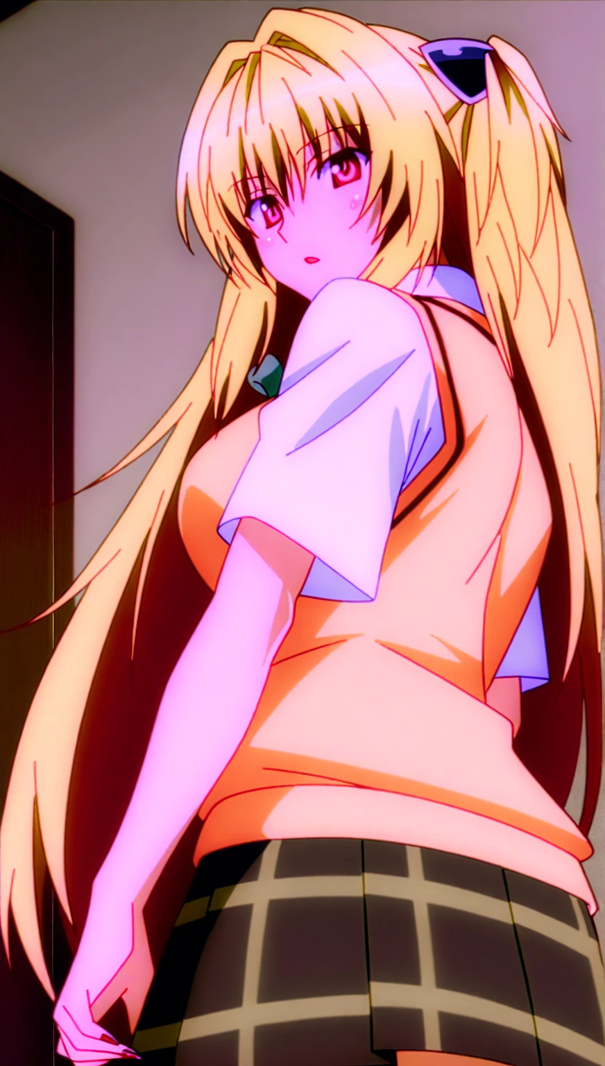 masterpiece, Highest quality, Soft lighting, Looking at the audience, alone, smile, whole body,,(Browsing Caution),(Spread your legs,She spreads her organs to show her uterus), (orgasm: 1.5), (Sexy Body), (Big Breasts: 1.2),),((Cute Costumes:1.5)),(Pussy angle),(pussyfocus,pussyfocus),((Low length:1.5)),(((Young girl:1.5))),(),((Double Peace)),(((Little:1.4)),((Cute camitop:1.5)),((( squat,Leg spread))),Magical Girl Lyrical Nanoha The Movie 2nd A's: be redheaded,