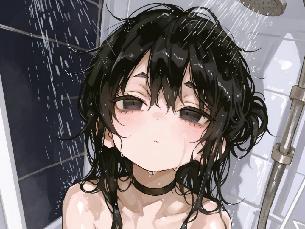 (highest quality:1.2),(perfect beautiful face:1.2),(at public mixture bath,naked,nude,upper body),(flat chest:1.5), (embarrassed and blush,shocked:1.5,closed eyes:1.2,tears), (Patience:1.3),show teeth,shyness:1.1, Sweaty, sunburned skin, seducing, steaming body,ultra-detailed,very short black boys hair,cum on hair,facials,Bukkake,golden pee on hair,Golden pee on body,face to viewer,(2 penis awe:1.42,penis on the head)
