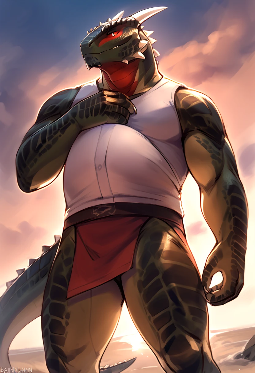 beste-Qualit, tmasterpiece, extra high resolution, Detailed, realisti, 独奏, In the background is a medieval fantasy city, (Frog Arms:1.5), stands, (Humanoid frog:1.4),(Red Skin:1.6) Furry Frog, Frog erectus, Grung, fantasy, Small size, green skin, in full height, Resident's clothes, fantasy, Clothes of a medieval city dweller, (Fantasy Villager Clothing:1.2), D&D, Horror \(subject\), Dark Fantasy, Depth of field, non-human,(Ultra-detailed:1.3), Finely detailed, Ultra-detailed, (dynamicpose:1.0),(centered, scale to fit the dimensions, the rule of thirds), hight resolution, sharp-focus,(Ultra Detailed, Extremely detailed),(Photorealistic works of art:1.37),(чрезвычайно детализированные CG Unity 8k ),(((bright colours, A striking theme))),(Intricate),(Masterpiece),(Best Quality).