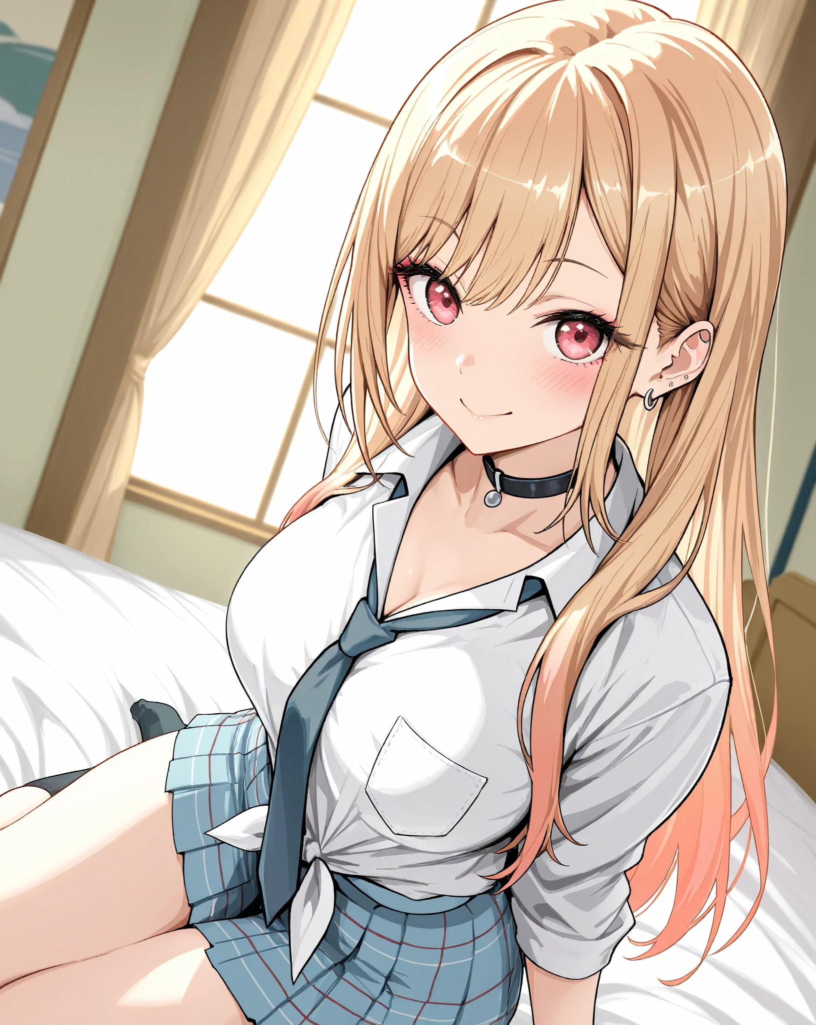 NSFW, A high resolution, masterpiece, best quality, (alternate costume:1.4, dressing gown:1.3, frilld:1.3, No underwearcleanness, 无袖, Hair down, 1girl, sweat leggs, inside in room, on top of the bed, Beds, Bedrooms, Lie down, after vaginal, cum shots, cum shots, red face, Drunken, The barefoot, closeup cleavege, spread their legs, raised hands,spread their legs, cum on , cum on body, , wide spread legs, legs apart, blonde long hair, bare, no clothing, bare, , , , dripping cum