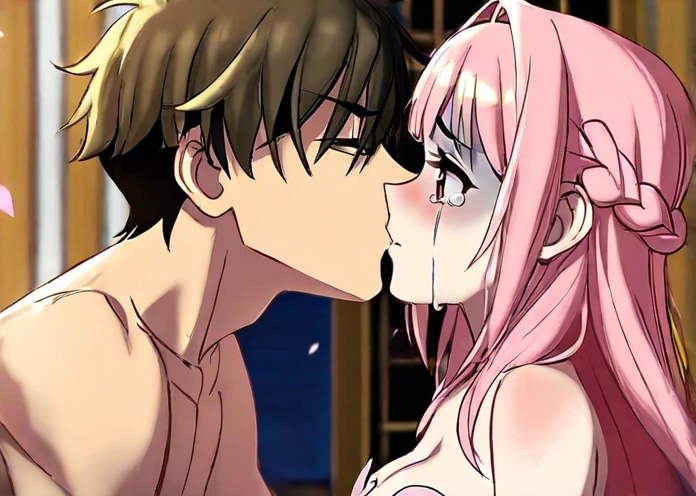 {{single picture}},(masutepiece, Best Quality, hight resolution, nffsw, Perfect Pixel, depth of fields, 4K), , Perfect body, , , sex, 1girl, black hair boy, boy on top, yui yuigahama
, blush, , nsfw,(ecstasy:1.3) ,(slut:1.2),(vulgarity:1.3),(fucked silly:1.1),(steam:1.1),(wet:0.8),(trembling:0.8),(tears:0.7) ,(drooling:0.6),(sweat:0.8), wince,(orgasm:1.5), (French kiss:1.4), tongue, nipples, (hetero:2),