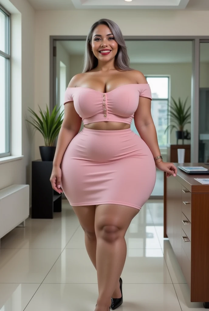 Madhubala an Indian sexy curvy plus size body beautiful actress in a SHEIN MOD Women's Pleated Waist Cami Dress color baby pink and red lipstick posing for a picture in a Zermat, camera front facing, smilling face, head to toe view, full body shot, hourglass body shape, curvy plus size body, bigger waist, busty, big hips, fleshy thighs, thick thighs, busty, full body view, head to to view, american woman, full body shot, sexy girl, beautiful curves, curvy model, attractive curves, attractive feminine curves, gorgeous woman, Zermatt background