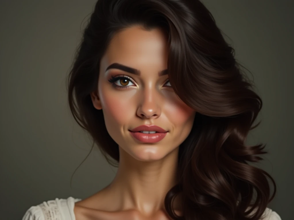 masterpiece, Maximum quality, realism. portrait beautiful girl 20 years old, detailed skin, professional study, professional camera. studio lighting, focus on his face, Your face must be extremely real.