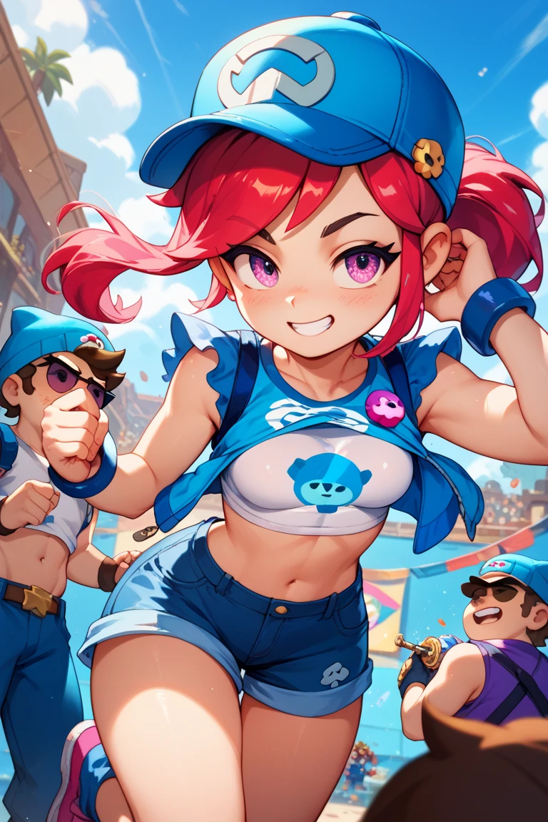 Pintura digital,como soy en el vida real,q la ropa sea de color azul
