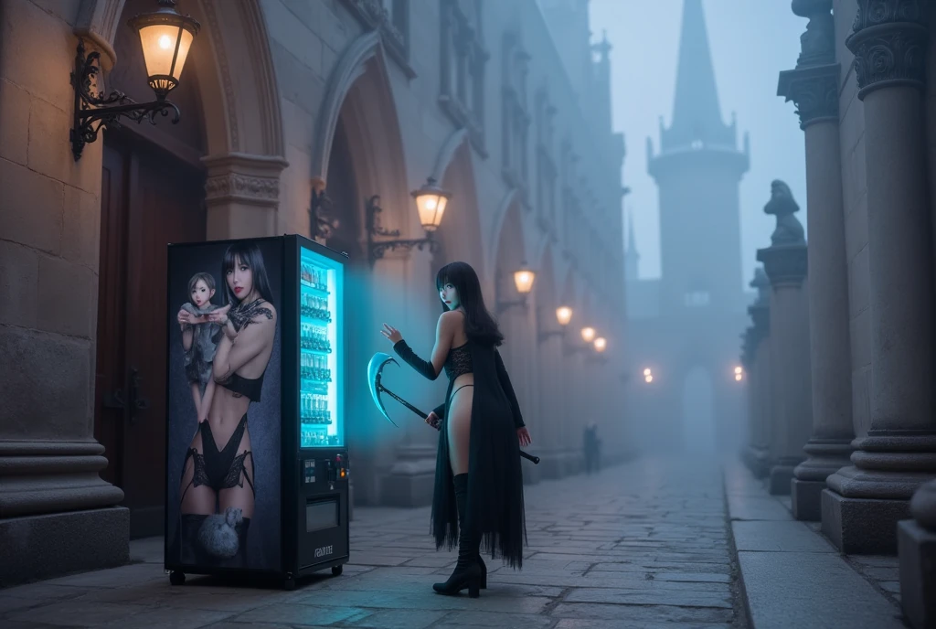 xuer Game girl,Game machine,(Temperance in heaven, life and eternity, rainbow:1.4). (Full body shot:1.2),intricate,dark fantasy,ultra detailed,surrealism,weird,expression art,grand scale,epic,zoomed out,wide angle,perfect hands.,Xxmix_Catecat,
