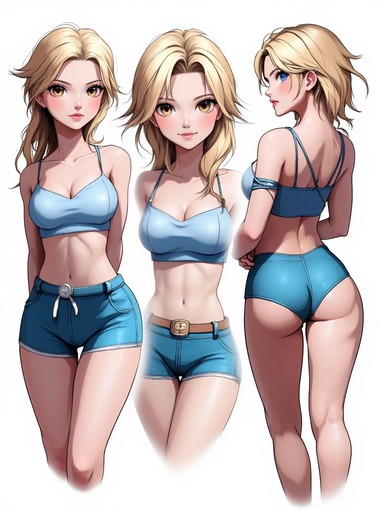 Lady Tsunade posing in a bikini