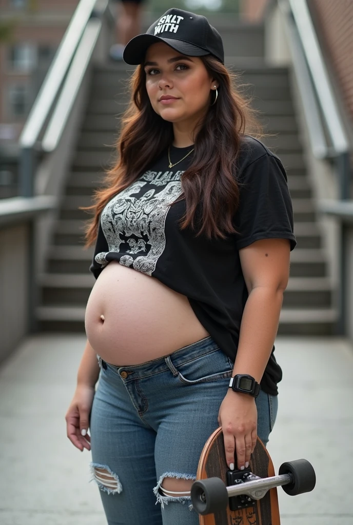 ((midnight, Need, 8K, tmasterpiece:1.3)), A whole body, Long legs, Focalors:1.2, Plump body,perfect figure beautiful woman:1.4,((Dark brown hair, huge tit:1.2 )), ((huge pregnant:1.4)), (Low-cut white T-shirt, Deep V white T-shirt,Skinny white T-shirt,blackstockings,short skirt), ((Garbage heap,favela)), crowd of,refugee,Lots of beggars,Highly detailed facial and skin texture, detailed eyes, double eyelid,wears glasses,crisp breasts,Smile with,Bigger breasts, Wavy hair,crisp breasts,Get wet,Sweat profusely,Red lips,Wear earrings,wearing a choker,Wear a bracelet,orgy,Rejoice,Hot dance,Perfect chest shape,vibrancy,Heaty,wildness