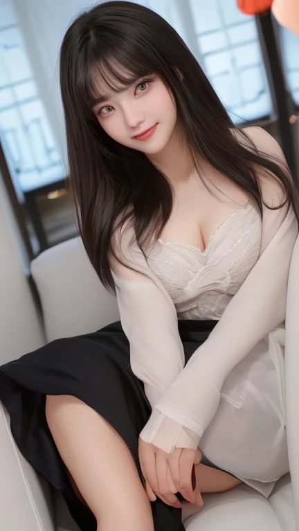 (8K, RAW Photos, Best quality, masterpiece: 1.2、Raw photo)、(Portrait)、Portrait, High resolution raw color photos, Professional photos、Super-resolution, 8K Image Wallpaper,(Realistic, Real photo: 1.3),1 person、Very detailed, very Detailed and beautiful, Very detailed, Amazing details、Cute beautiful woman with perfect body: 1.4、Slim Big: 1.2、Full body image, Amazing details、Cute beautiful woman with perfect body: 1.4、Slim Big: 1.2、Glowing Skin、Glossy lips、Highly detailed face and skin texture、Detailed Eyes、double eyelid、Very detailed and focused chest、((Gray hair color、long hair、Curly Hair)), ((Breast H cup))、(Happy expression), ((big diamond necklace))、((Business shirts:1.2))、(((White Floral Skirt:1.2)))、(((tights、High heels:1.1)))、((Expose))、((Esbian all over:1.1、Long distance:1.1)), (((night、Starry Sky、Big full moon)))、((Focus on women))