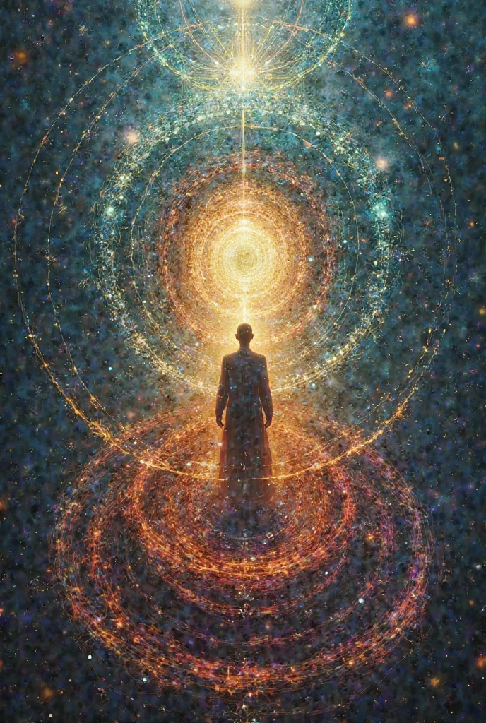 Alien regeneration room with holographic system symbology auric colors and quantum telluric te, Sacred geometry quantum holography forming capsule for the person to lie there to heal